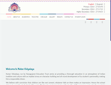 Tablet Screenshot of nutanvidyalaya.com